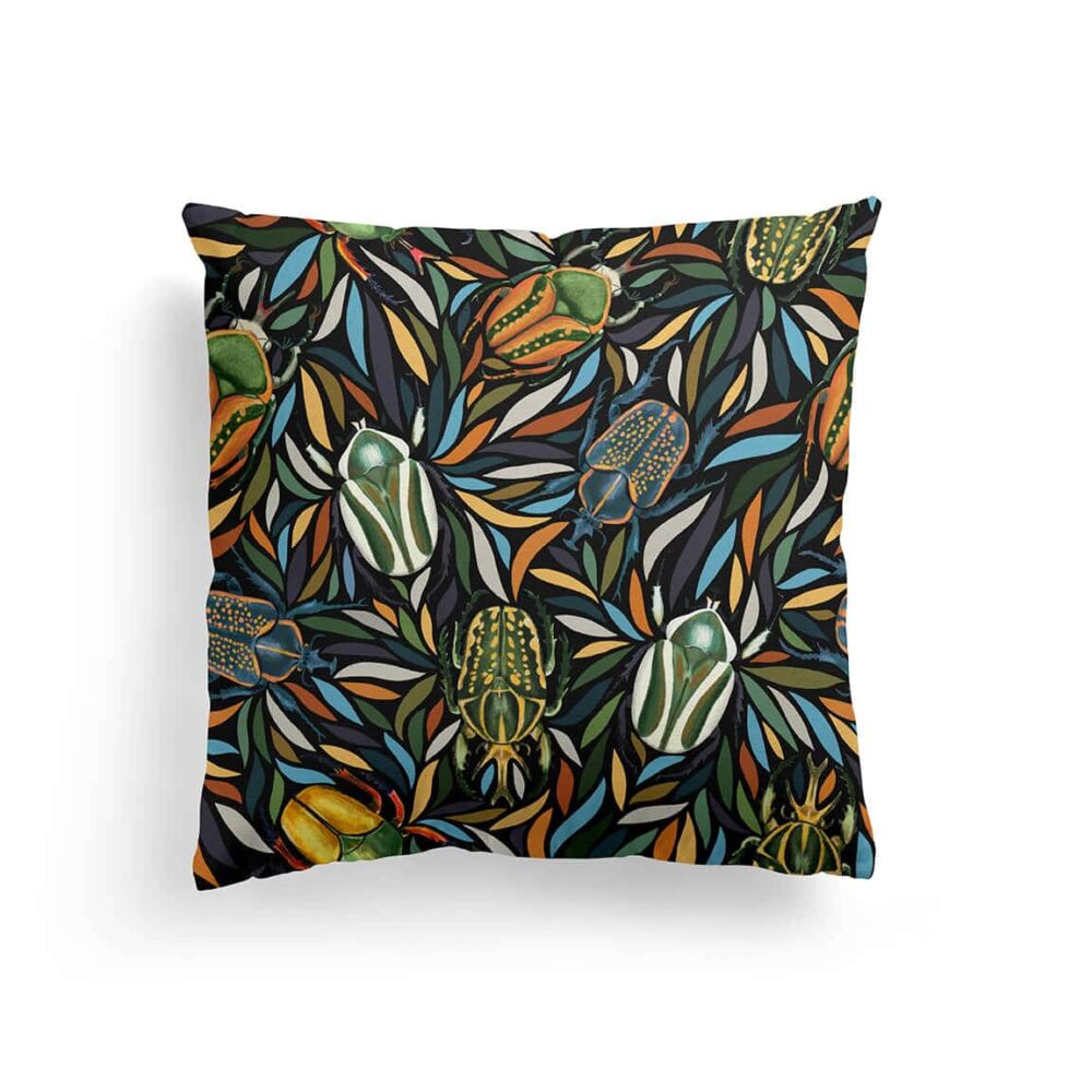 Decorative Throw Pillow Covers With Bugs