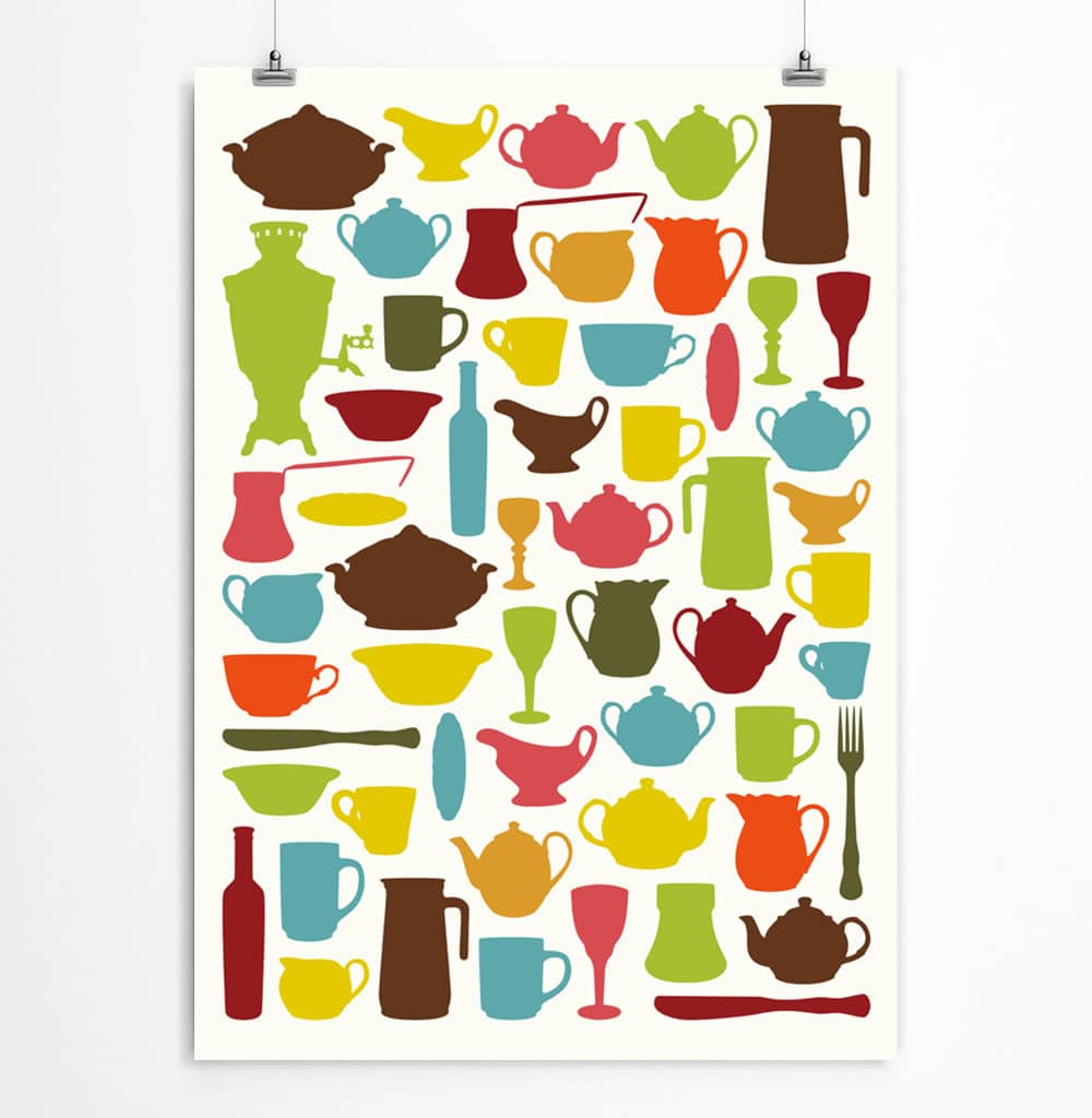 Dining Room Wall Art - Tableware - ReStyleGraphic