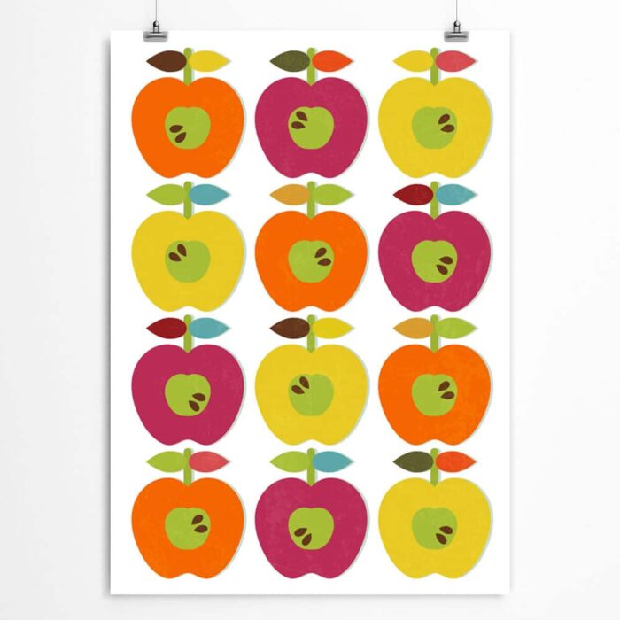 Apple art print