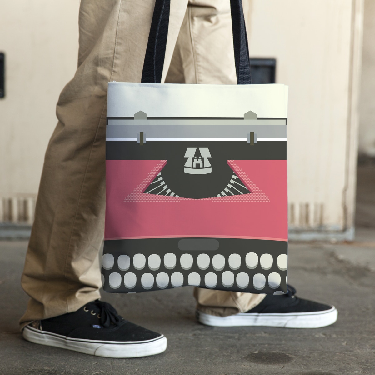 Typewriter tote bag