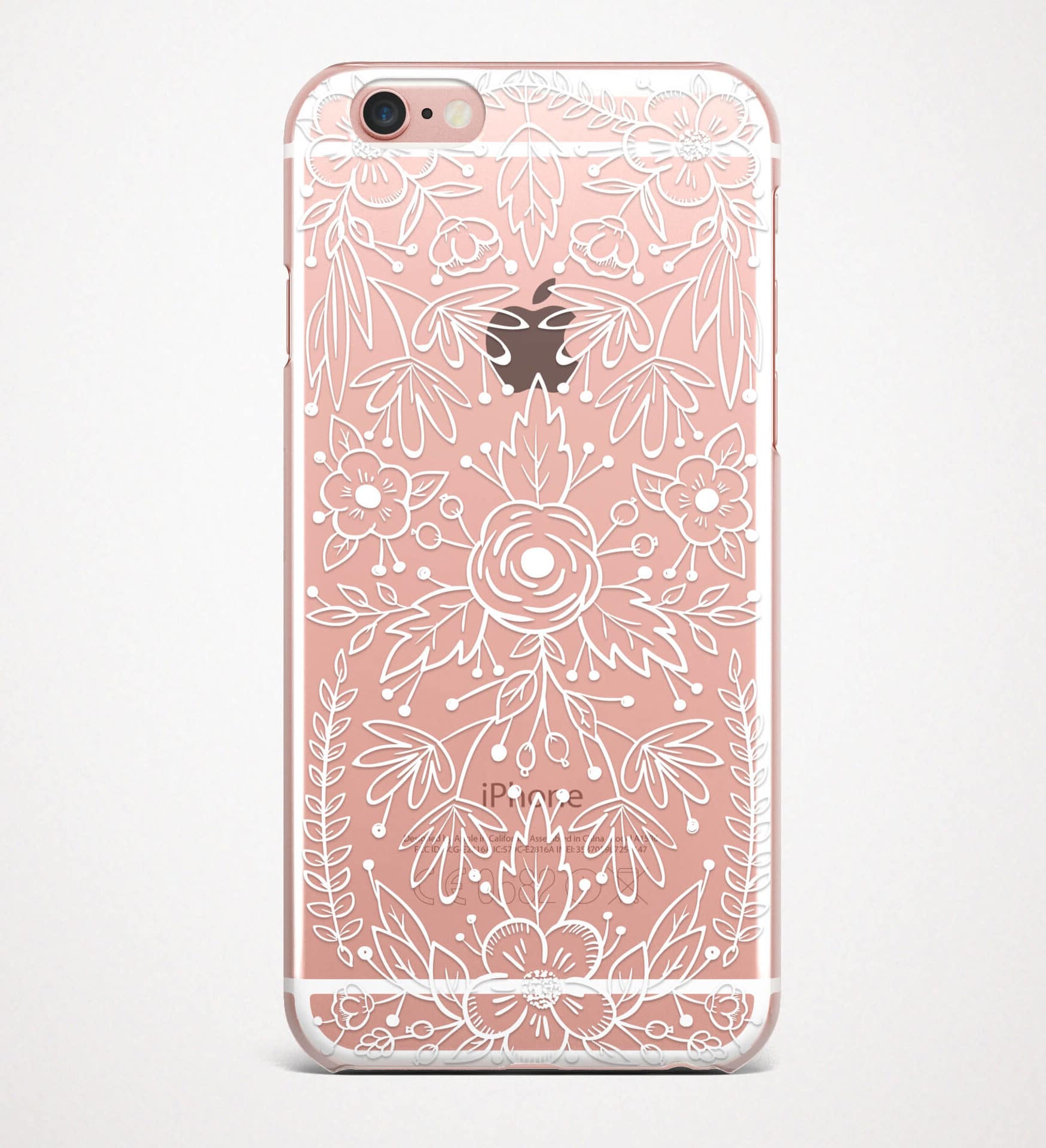 Gang Zoeken Onmogelijk Clear iPhone 6 Case - Lace - ReStyleGraphic