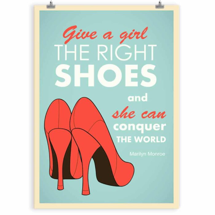 Marilyn Monroe Quote Poster
