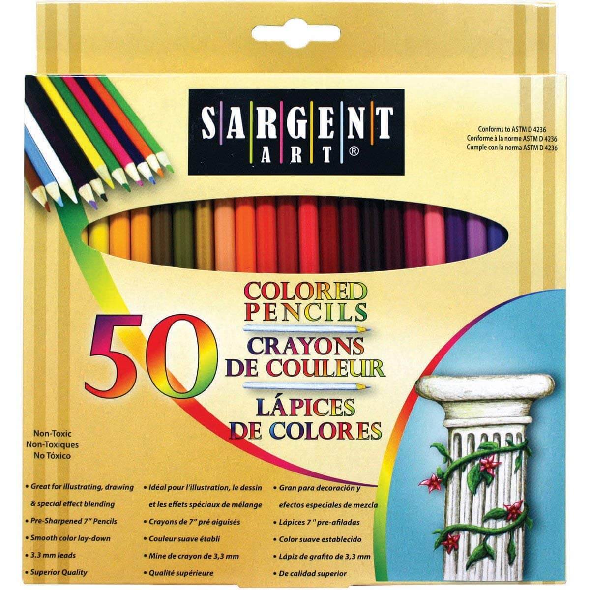 Sargent Coloring Pencils - Best Supplies For Adult Coloring Blog