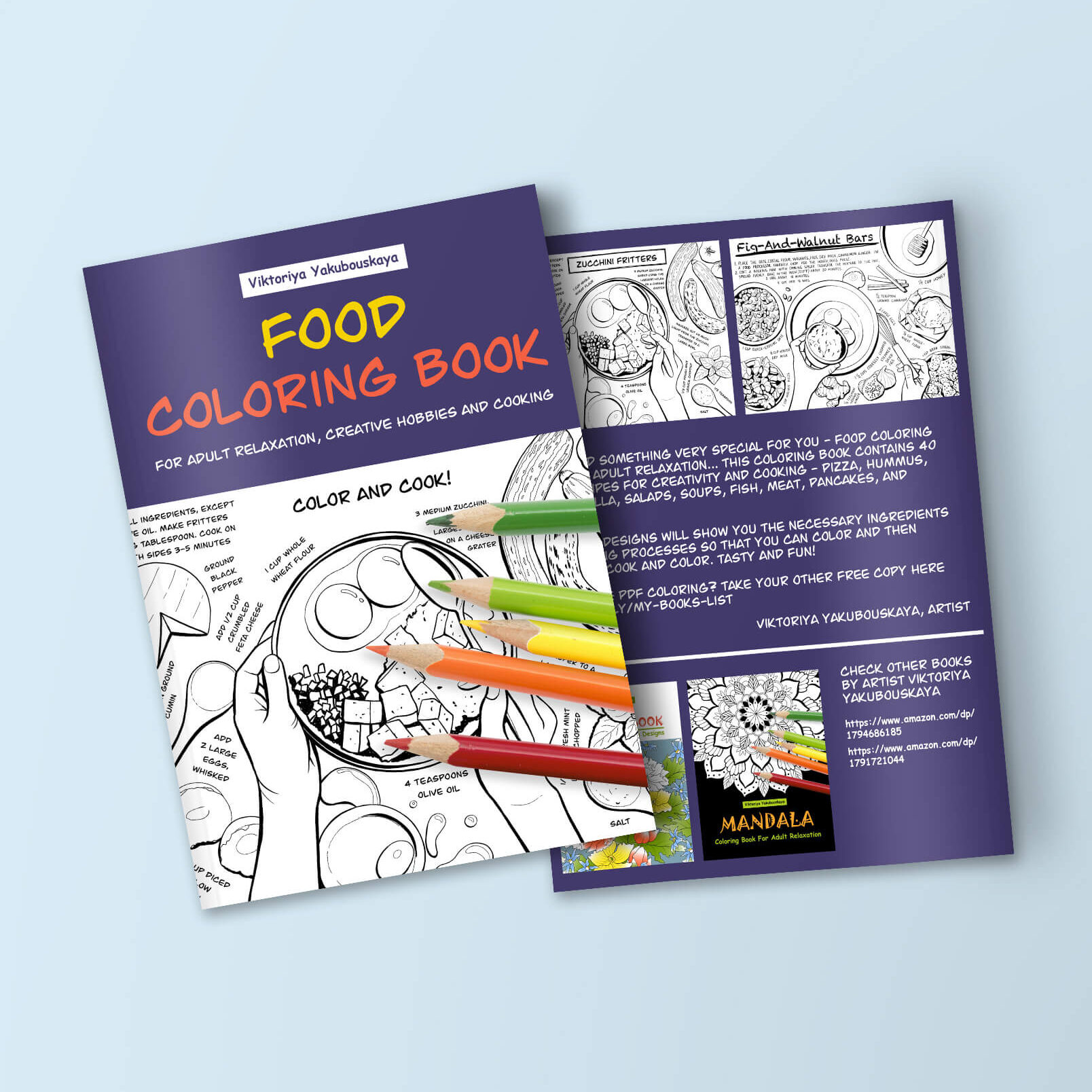 Food & Pantry Planner Coloring Book