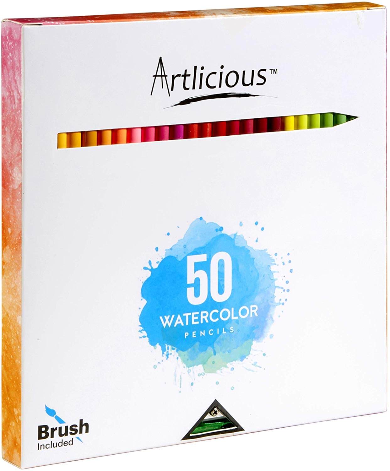 Artlicious - 50 Premium Distinct Watercolor Pencils