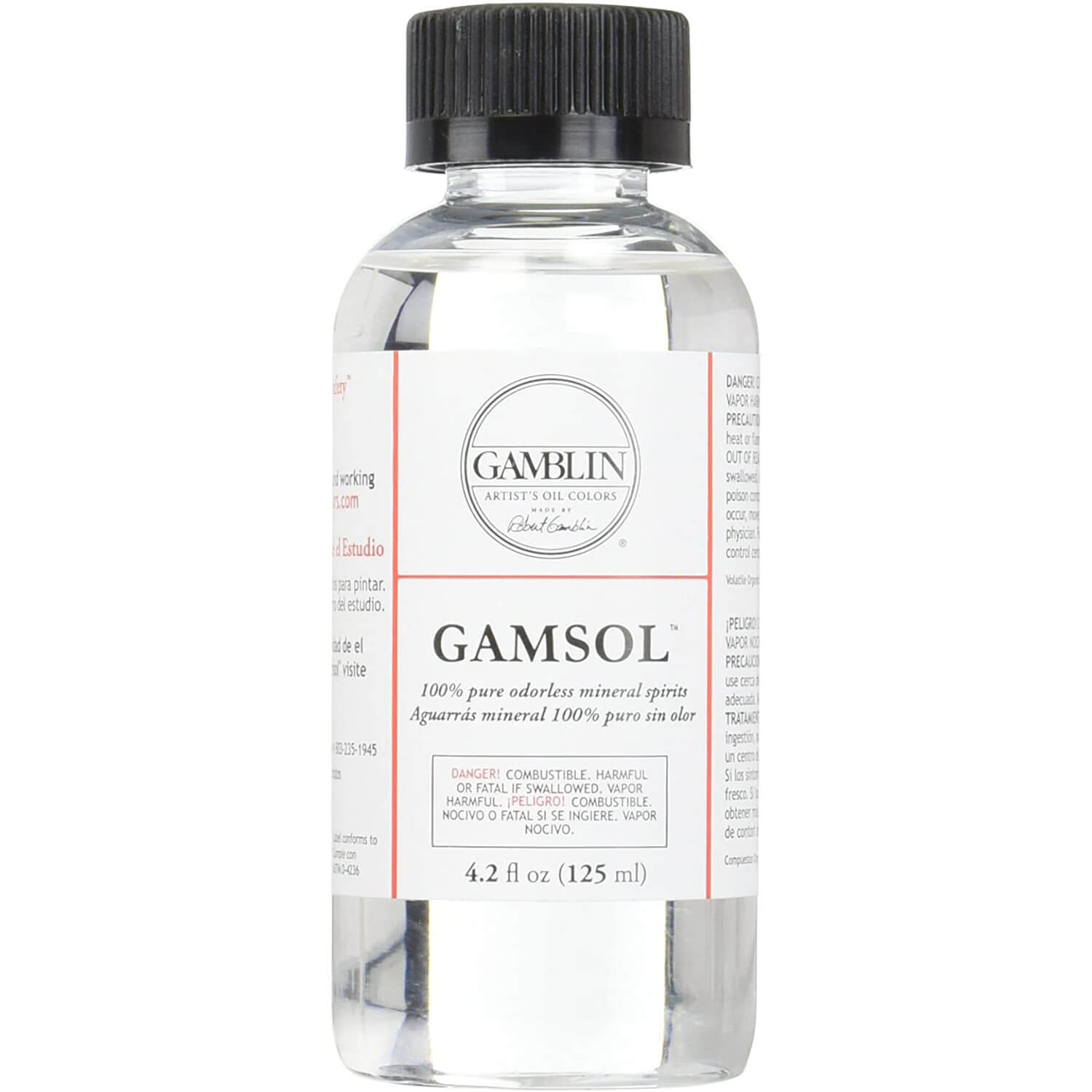 Gamblin Gamsol Odorless Mineral Spirits Bottle