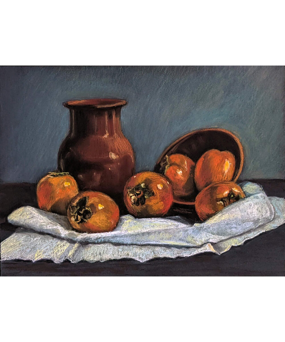 Still Life with Persimmon Painting