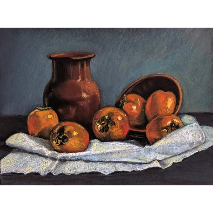 Still Life with Persimmon Painting