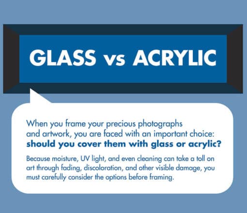 Framing Artwork [Glass vs. Acrylic: Which Is Better?] - ReStyleGraphic