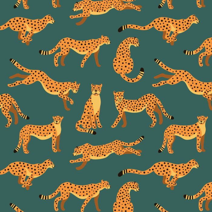 Cheetah Animal Seamless Pattern - ReStyleGraphic