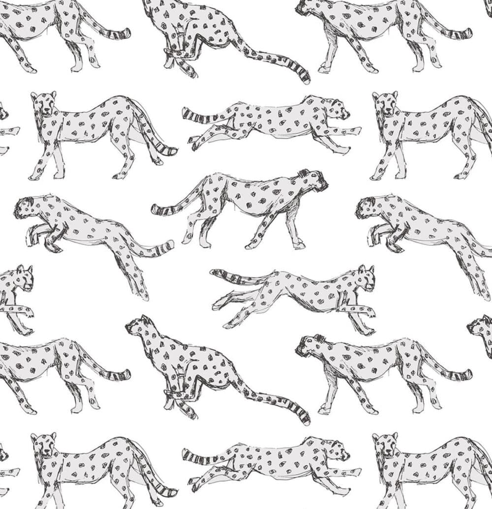 Leopard Sketch Pattern