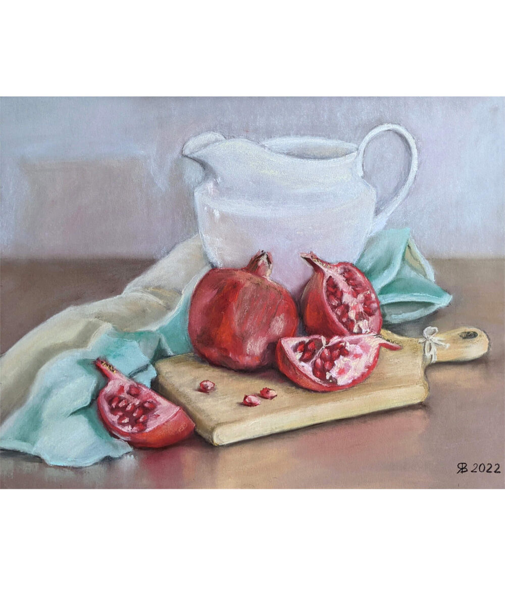 Pomegranates Still Life Painting