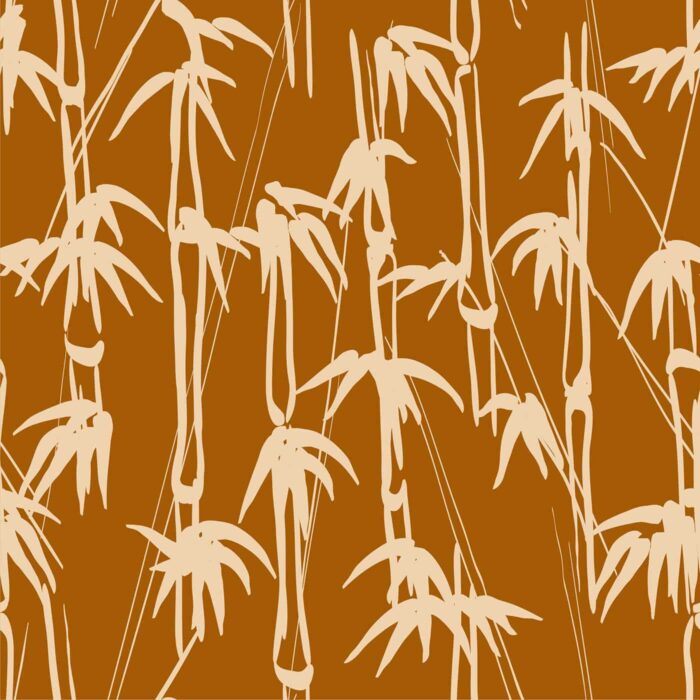 Bamboo Wallpaper Pattern Olive