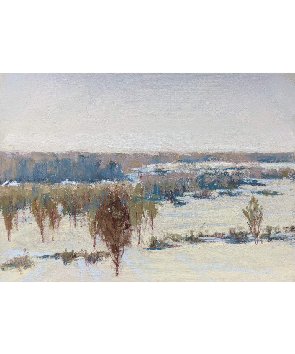 Frost and Sun Pastel Sketch