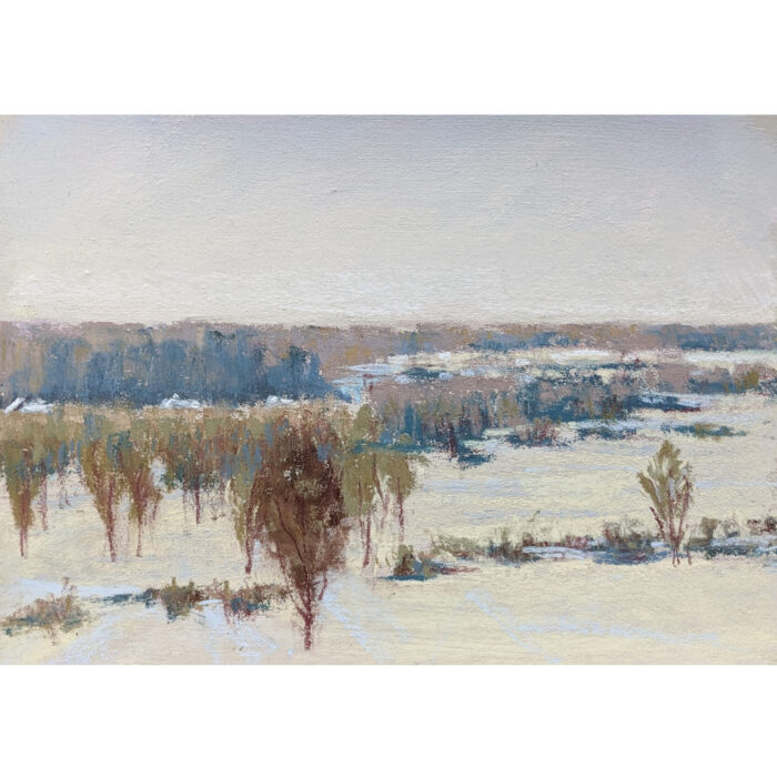Frost and Sun Pastel Sketch