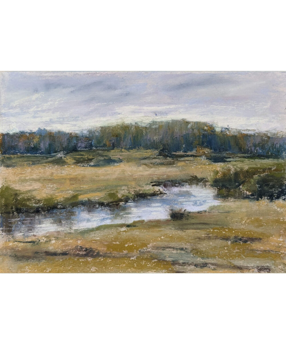 River Pastel Landscape