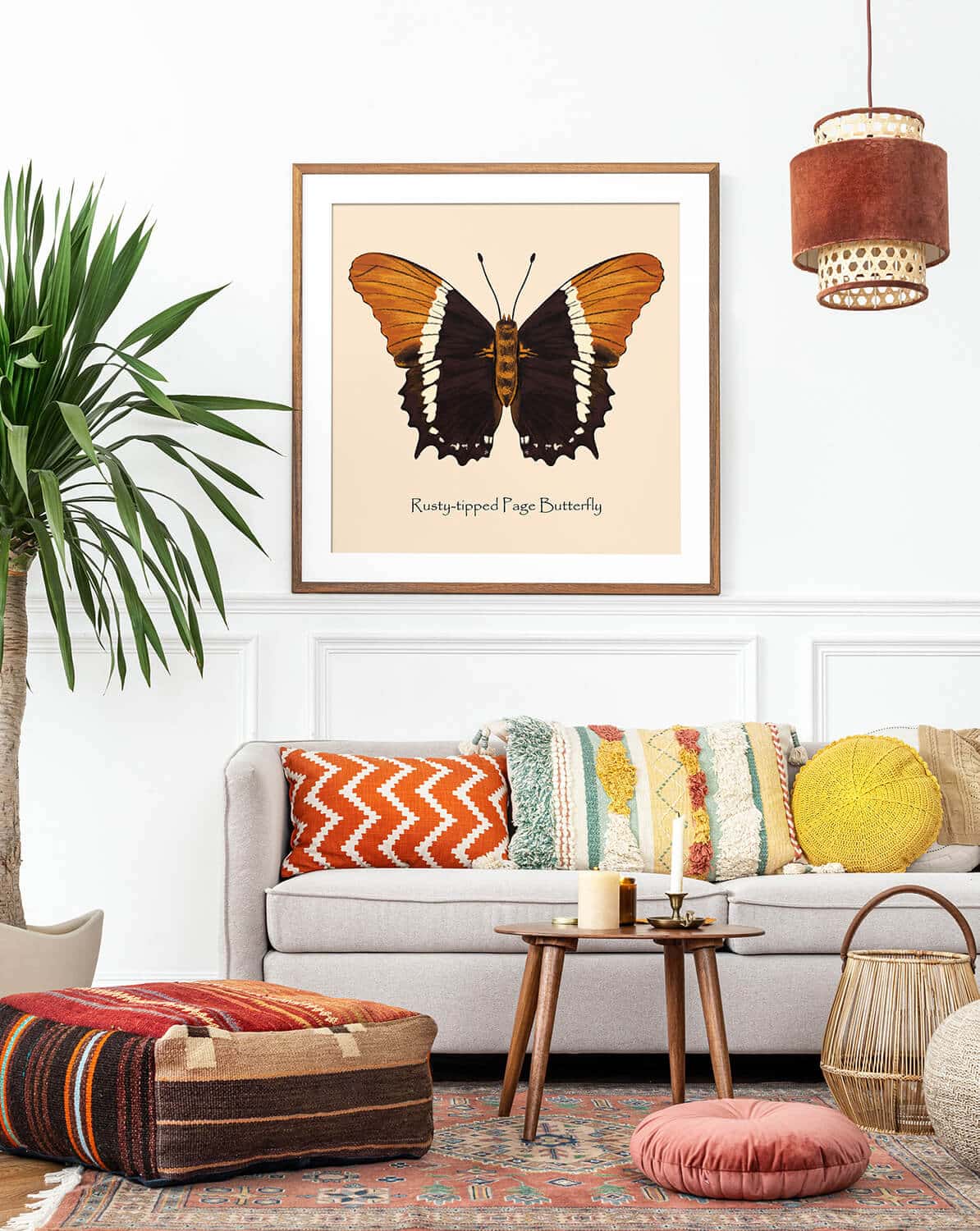 Butterfly Art For Kids Room on Wall