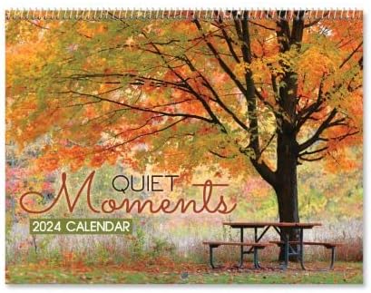 09-2024 Quiet Moments Wall Calendar, 12-Inch x 9-Inch Size Closed, 18-Inch Size Open - blog