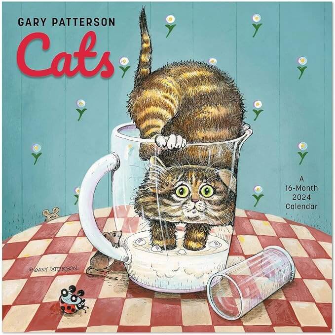 16-2024 Gary Patterson’s Cats Monthly Wall Calendar, 16 Months - blog