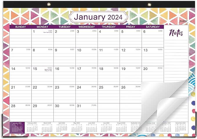 2024 Desk Calendar - blog