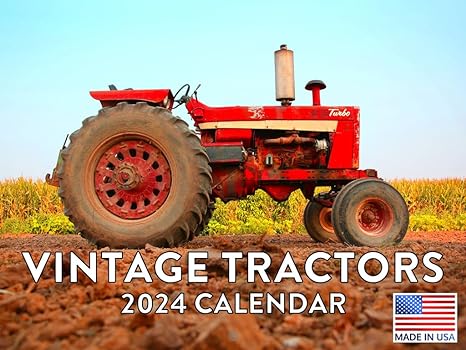 38-Vintage Tractor Calendar 2024 - blog